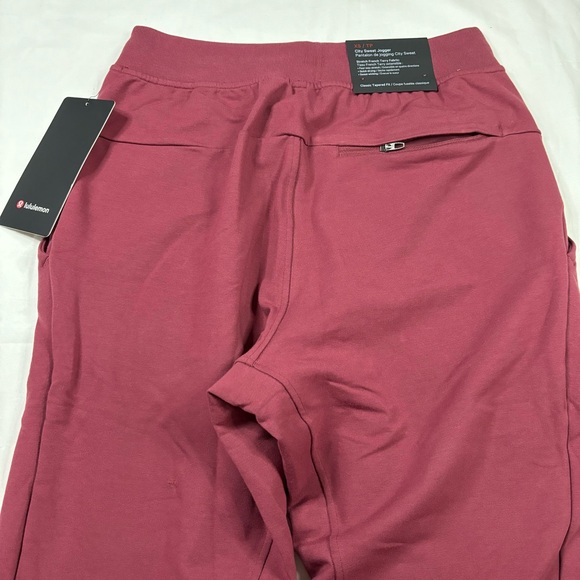 Lululemon City Sweat Jogger MLWI Mulled Wine Red Men’s Size Extra Small XS - Picture 6 of 6